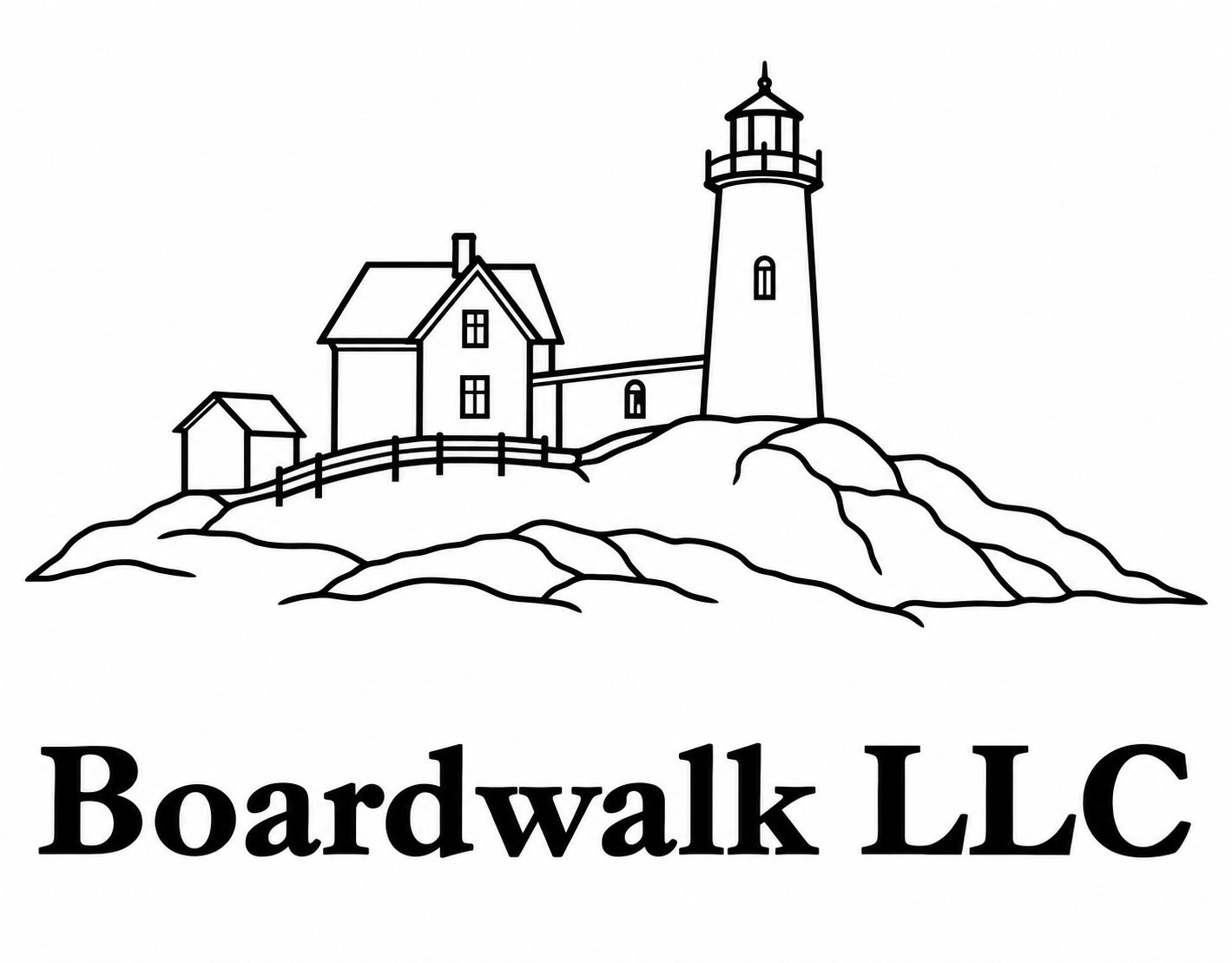 Boardwalk LLC — lighthouse logo